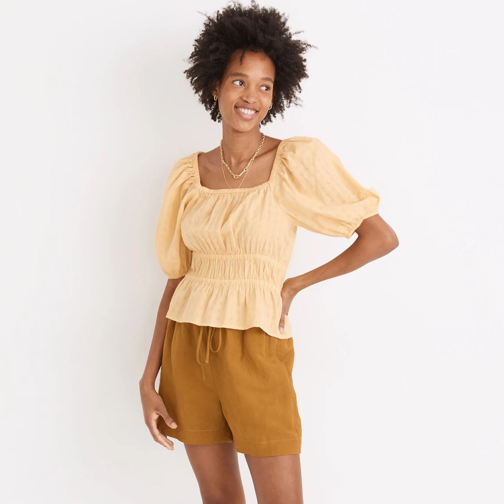 Madewell // Smocked Waist Top